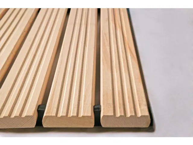 Vloerrooster Beukenhout Geribbeld Din R11 Pvc Ommanteling B 1000mm