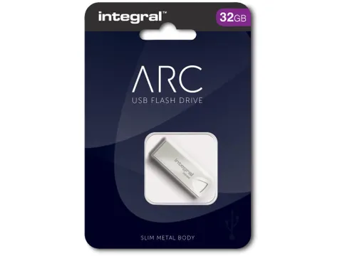 Integral Arc Usb-Stick 2.0 32GB Zilver