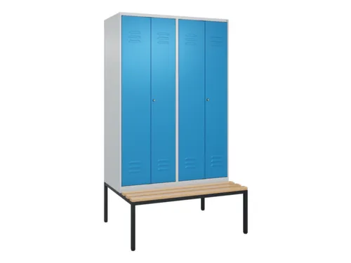 locker voor scheiding van kleding,HxBxD 2120x1200x815mm,4vak