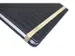 Carnet de notes Pure Croco A5 ligné 2 pces 80gramme 160pages noir et