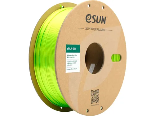 eSUN 3D printer Filament ePLA-Silk 1,75mm Lime Groen 1kg
