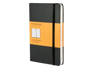 Notitieboek Moleskine pocket 90x140mm lijn hard cover zwart - 1