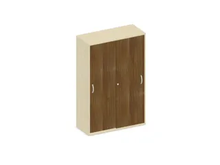 Schuifdeurkast 1540x1000x430mm Decor Romp Esdoorn Decor Front Noten - 1
