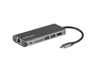 USB-C 6-in-1 Multiport Adapter 4K HDMI 3x USB SD GbE 60W PD - 1