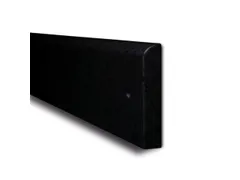 muurbescherming,v. binnen,HxLxD 150x2060x10mm,PE,zwart,vastschroefbaar