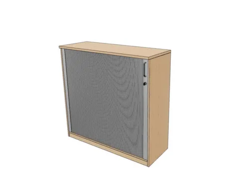 jaloeziedeurkast,HxBxD 1155x1200x445mm,2xhouten vloer,3 OH,NE-esdoorn