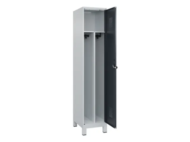locker voor scheiding van kleding,HxBxD 1950x400x500mm,1vak