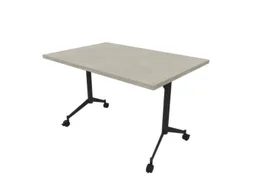 klaptafel,HxBxD 750x1200x700mm,hoekig,T-voet donkergrijs,ovale buis
