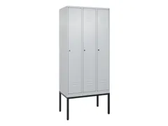 locker voor scheiding van kleding,HxBxD 2120x900x500mm,3vak