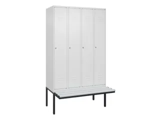 locker voor scheiding van kleding,HxBxD 2120x1200x815mm,4vak - 1