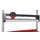 snijmachine,v. paktafel,HxBxD 150x1000x50mm,staal,zwart