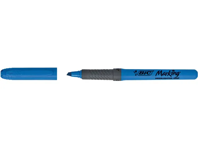 Surligneur Grip boîte de 12 pièces bleu