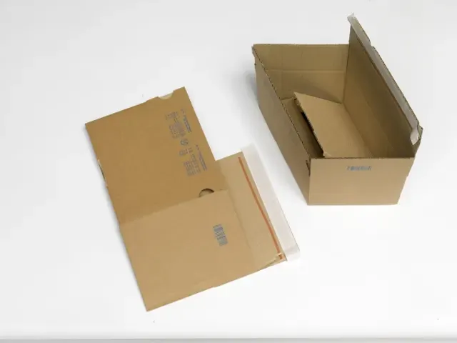 Postdoos Packfix Bruin Enkelgolf 200x200x100mm 20 Stuks