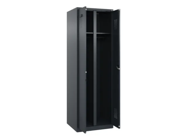 locker voor scheiding van kleding,HxBxD 1850x600x500mm,2vak