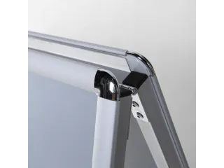 Stoepbord A1 Design Zilver Ronde Hoeken 25mm - 2