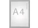 MAUL clicklijst standaard lijst 25mm A4 zilver posterframe