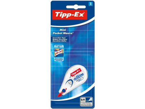 Correctietape Tipp-Ex mini pocket mouse 5mmx6m blister à 1 stuk