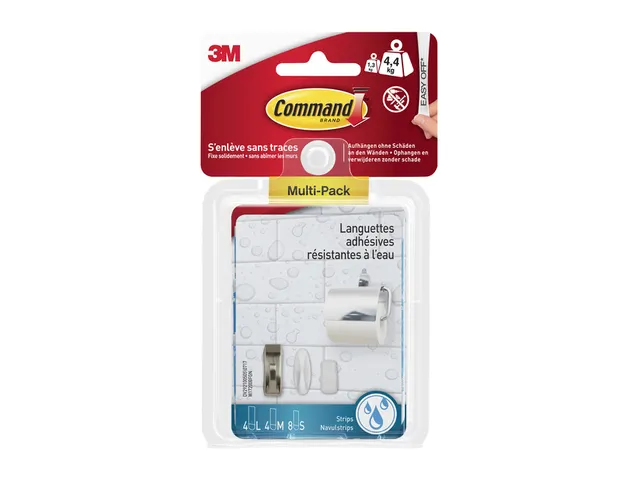Bevestigingsstrip Command 3m W 17200 C Waterbestendig