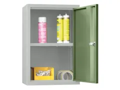 Hangkast 600x400x300mm 1 Verstelbaar Legbord Ral 7035 Front Ral 6011