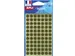 Ronde Etiketten in Etui Diameter Ø8mm, Goud, 308 Stuks, 77 per Blad