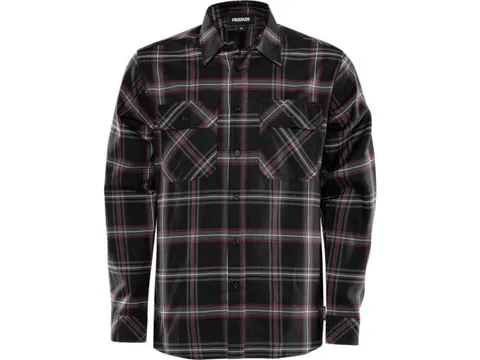 Fristads Flanellen overhemd 7421 MSF zwart maat 3XL