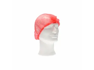 Haarnet Pp Non Woven Baret Rood 53cm 'clip Cap' maat L 1000 Stuks - 4