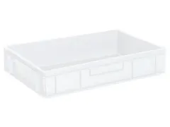 Euronorm Stapelkrat Hxlxb 120x600x400mm 23liter Wit