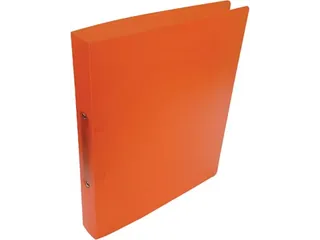 Ringmap voor ft A4, uit PP 2 ringen van 25mm transparant Oranje - 2