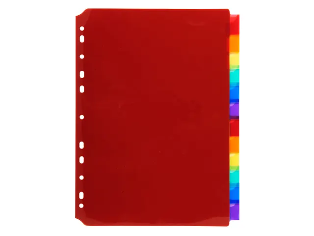 Tabbladen Pp Met Neutrale Tabs In Etikettenhouder 12 Tabs A4