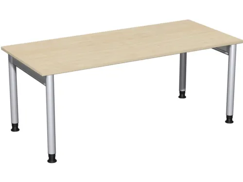 In hoogte verstelbaar bureau,HxBxD 680-800x1800x800mm,decor esdoorn