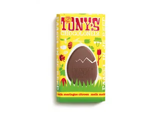Chocolade Tony's paasreep melk citroen meringue - 1