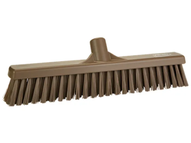 Hygiene 3174-66 combi veger bruin, hard/zachte vezels, 410mm