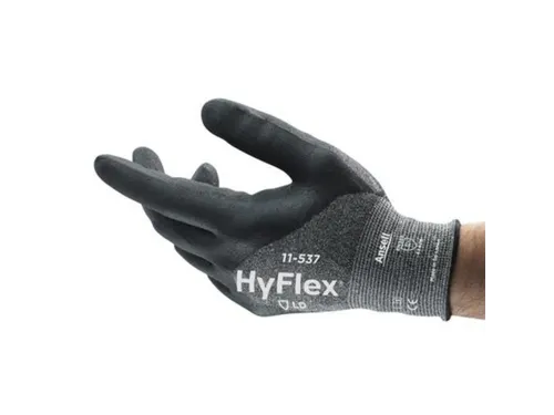 Ansell HyFlex 11-537 snijbestendige handschoenen zwart maat 9 12 paar