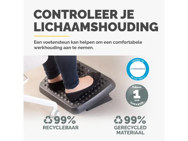Voetensteun Fellowes standaard verstelbaar