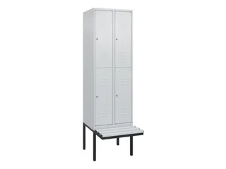 Dubbeldekse dekenkist,HxBxD 2120x600x815mm,2x2vak.,vak B 300mm - 1