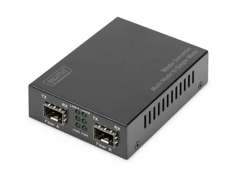 Gigabit Multimode/Singlemode mediaconverter SFP