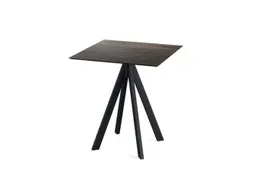 bistrotafel,HxBxD 730x700x700mm,rechthoekig,4voeten zwart