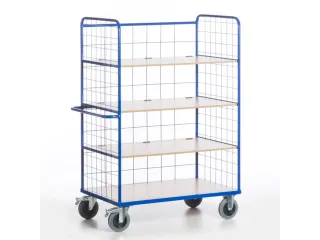 etagewagen,draagverm. 600kg,4etage(s),laadvl. LxB 1200x740mm,houtetage - 13