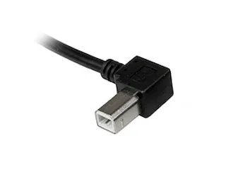 1m USB 2.0 A naar linkshoekige B-kabel M/M - 4