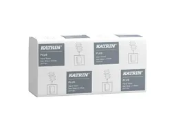 Handdoek Katrin Plus w-vouw 3-laags 240x320mm 25x90 vel wit 61563