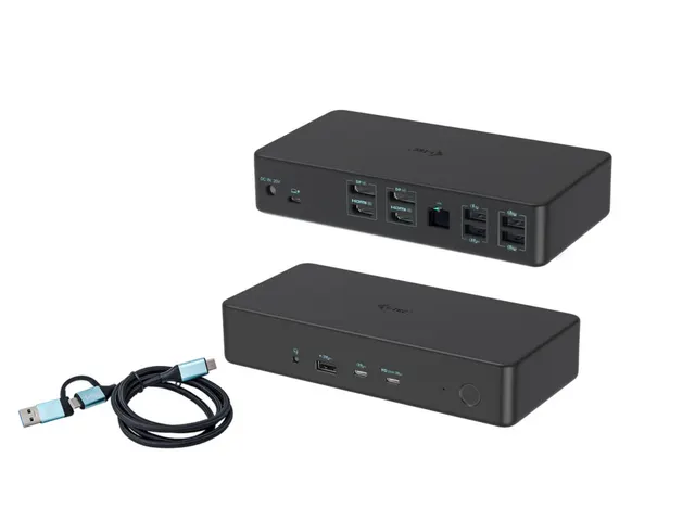 USB 3.0 / USB-C / Thunderbolt 3 Professional Dual 4K Display Docking S
