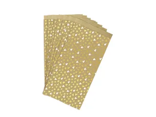 Cadeauzak Clairefontaine 16x30x5 kraft Harten 50 stuks - 2