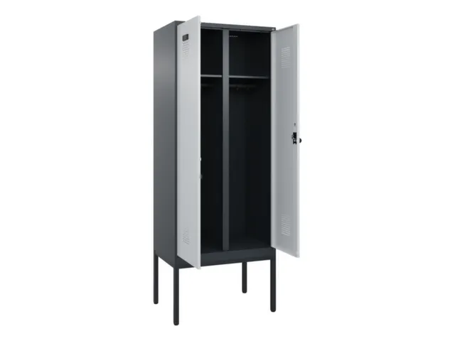 locker voor scheiding van kleding,HxBxD 2120x800x500mm,2vak