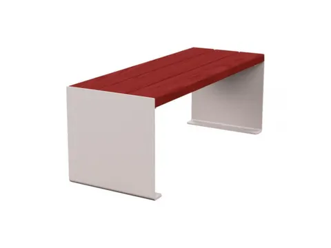 zitbank,B 1200mm,3latten,hout-zitting Mahonie,zitting H 450mm