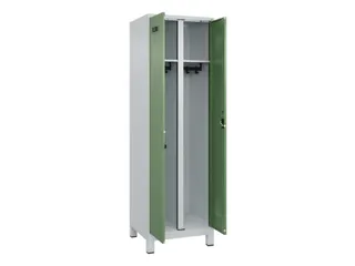 locker voor scheiding van kleding,HxBxD 1950x600x500mm,2vak - 1