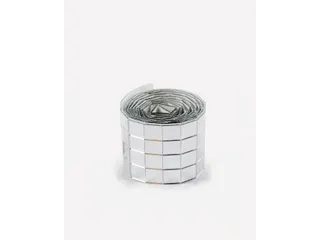 Mozaieksteentjes Folia zilver zelfklevend 10x10mm - 3