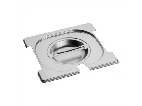Caterchef Gastronorm deksel RVS met uitsparingen 1/6 GN