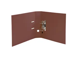 Ordner PVC Prem'Touc h A4 70 mm bruin - 3