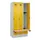 locker met bank,HxBxD 1950x900x815mm,3vak,vak B 300mm,draaigrendel