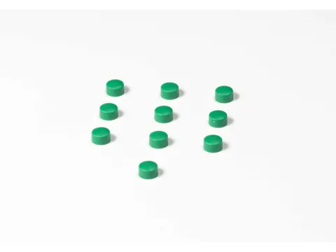 Memomagneten 10mm Groen 10 stuks